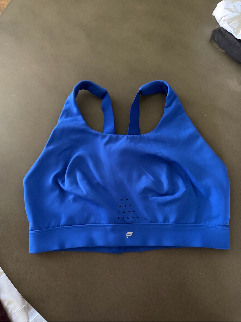 Women’s Fabletics Royal Blue Full Sprint High-Impact Sports Bra, Size XXL/1X